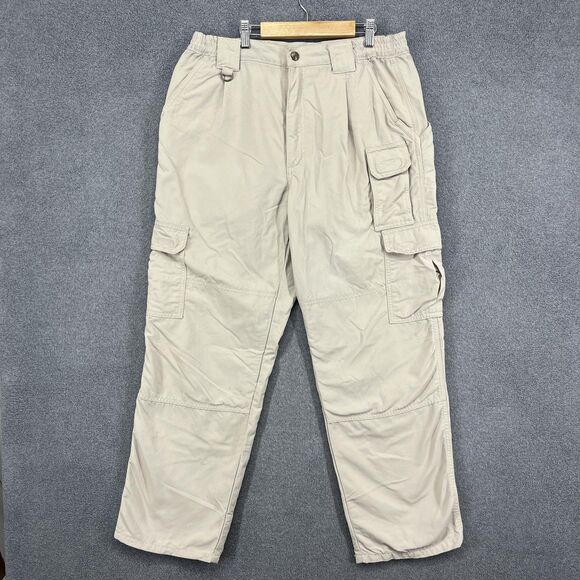 5.11 Tactical Series Cargo Pants Men 34x30 Khaki Nylon Utility Pockets (32 X 28) - Picture 1 of 16